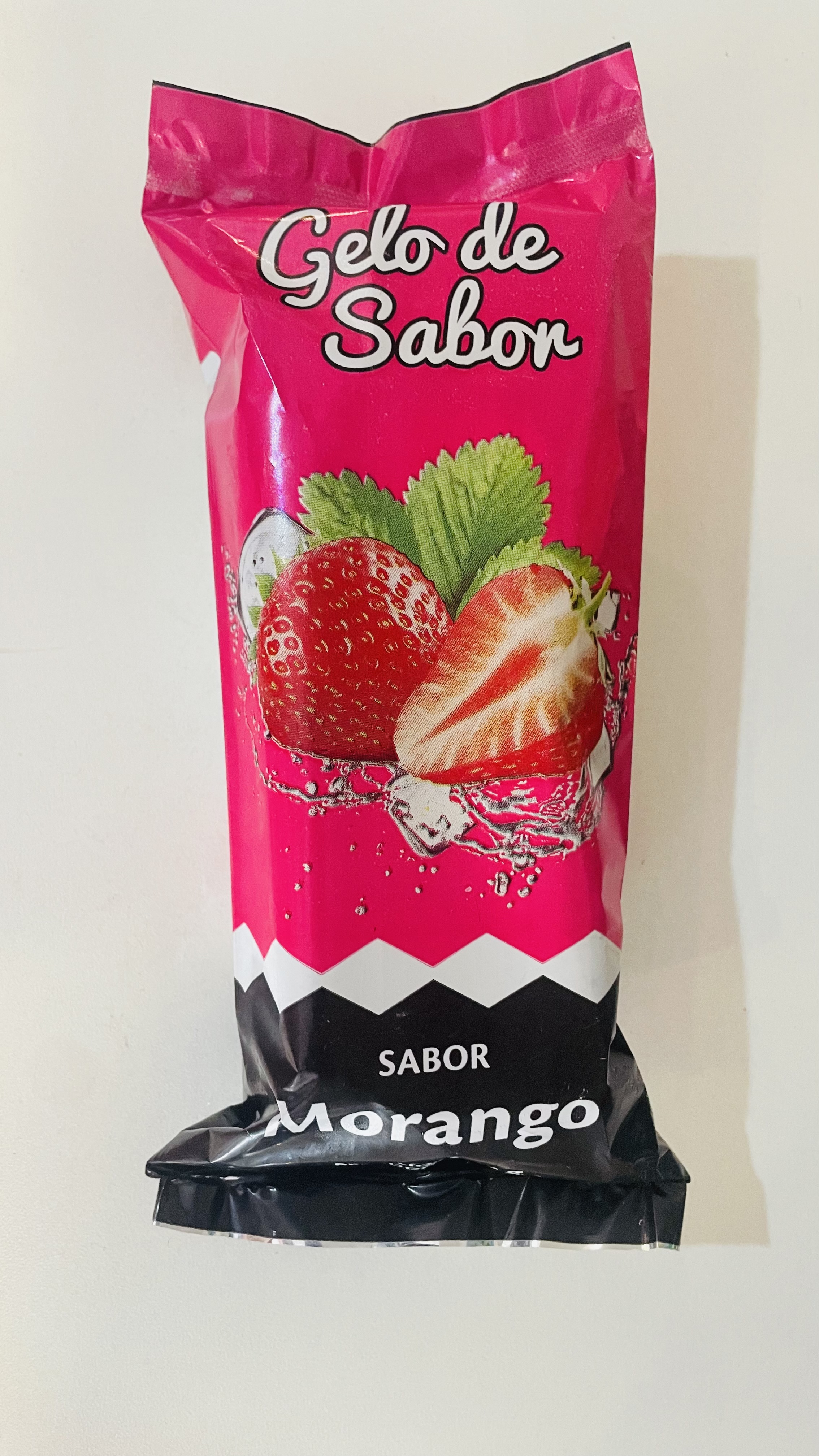 SACO PARA GELO DE SABOR - MORANGO - 1.000...